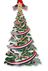 Classic Patriotic Christmas Tree Ornament