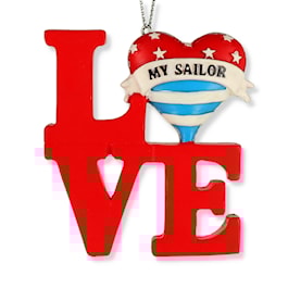 Love My Sailor Ornament