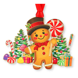 Holiday Gingerbread Man Ornament