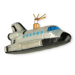 Space Shuttle Glassblown Ornament
