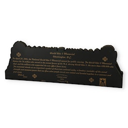 World War II Memorial Shelf Sitter