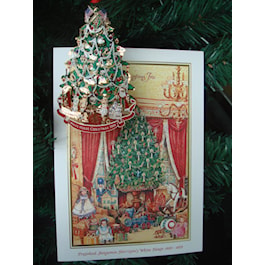 2008 White House Ornament and ONE MATCHING CARD