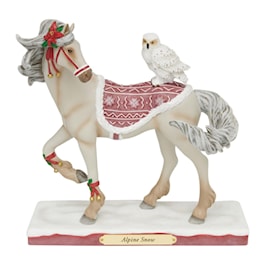 Alpine Snow Horse figurine