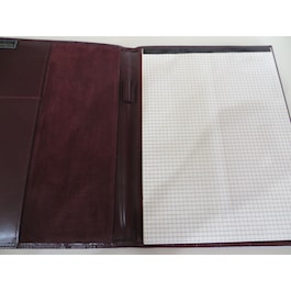 Presidential Leather Portfolio with Pad