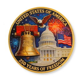 250th Anniversary Patriotic Washington D.C. Coin