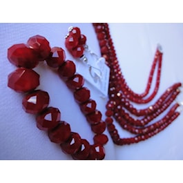 Red Quartz Jewelry Set