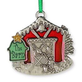 The Reindeer Barn 2023 Pewter Annual Ornament