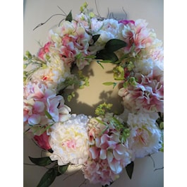 English Garden Hydrangea Wreath