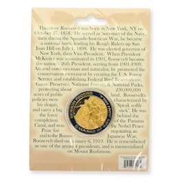 Theodore Roosevelt 26th President Coin