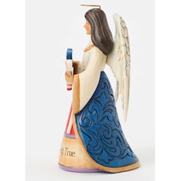 Patriotic Angel with Heart Figurine by Jim Shore