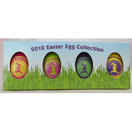 2010 White House Easter Egg Set of 4