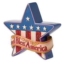 Mini Patriotic Star Figurine by Jim Shore