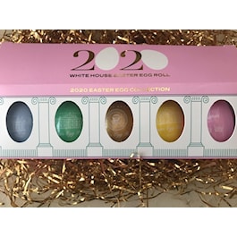 2020 Official White House Wooden Easter Egg - Green