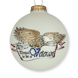 Proud to be a Veteran Ball Ornament