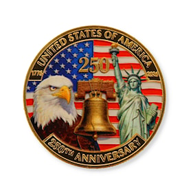 250th Anniversary American Flag Eagle Coin