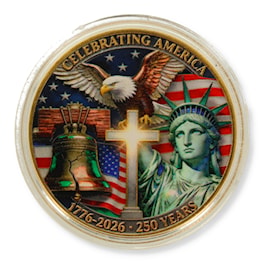 250th Anniversary Patriotic Cross Coin