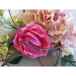 English Garden Hydrangea Wreath