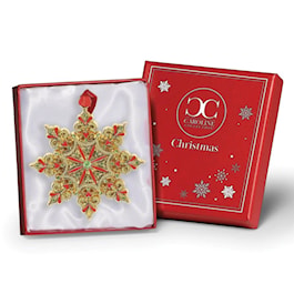 Snowflake with Ribbon Ornament