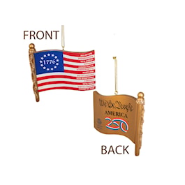 13 Colonies 1776 American Flag Ornament
