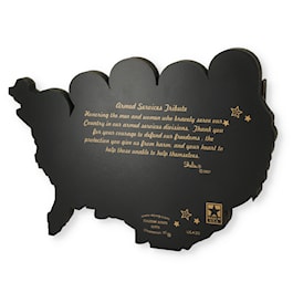 Armed Services Tribute Shelf Sitter