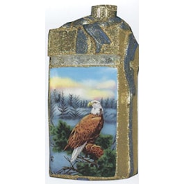 American Eagle on Gift Box Ornament