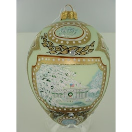 Winter White House Egg