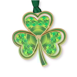 St. Patrick's Shamrock Ornament