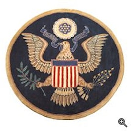 The Great Seal Rug and Pillow