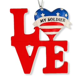 Love My Soldier Ornament
