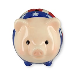 American Flag Piggy Bank