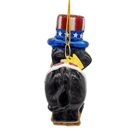 250th Dachshund Noble Gems™ Glass Ornament