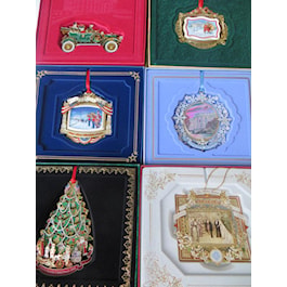 Six White House Ornaments 2013-2008