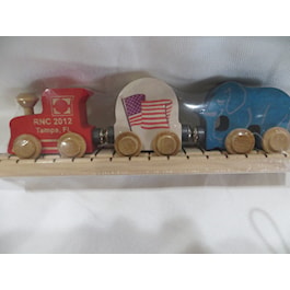 Patriotic Toy Train