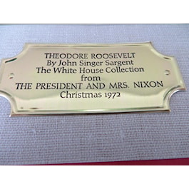 1972 Nixon Gift Print Featuring Theodore Roosevelt
