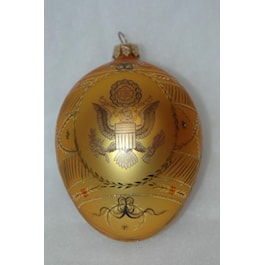 Blue and Gold Egg Ornaments