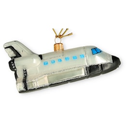 Space Shuttle Glassblown Ornament