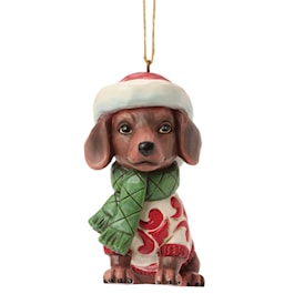 Christmas Dog Dachshund Ornament