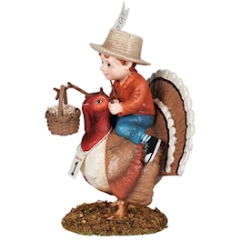Turkey Trot Tucker Figurine