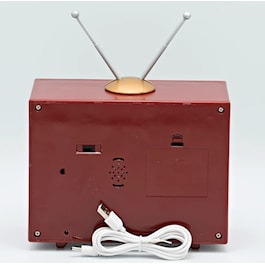 Confetti Lites Lighted Swirl TV with a North Pole Station Rotating Train