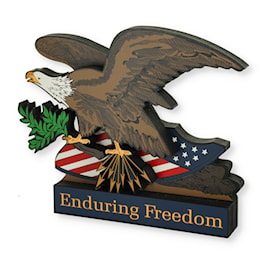 Enduring Freedom Eagle Shelf Sitter