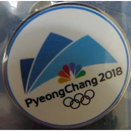 NBC PyeongChang Logo Media Pin of the 2018 Winter Olympics