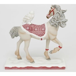 Alpine Snow Horse figurine