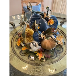 Pumpkin -   Velvet Magnificent Fall Grouping of 5