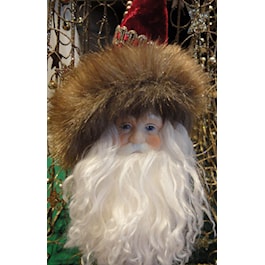Porcelain Santa Head