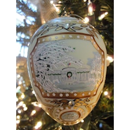 Winter White House Egg