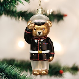 United States Marine Bear Ornament