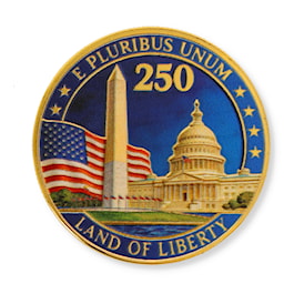 250th Anniversary Land of Liberty Coin