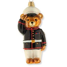 United States Marine Bear Ornament