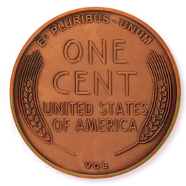 1909 Lincoln Wheat Penny