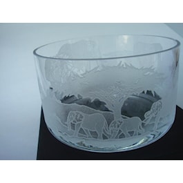 Deco Elephant Wrap Around Bowl